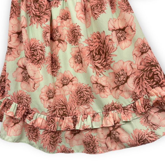 Happy X NATURE by Kate Hudson Floral Ruffled Dress Medium - Picture 4 of 7